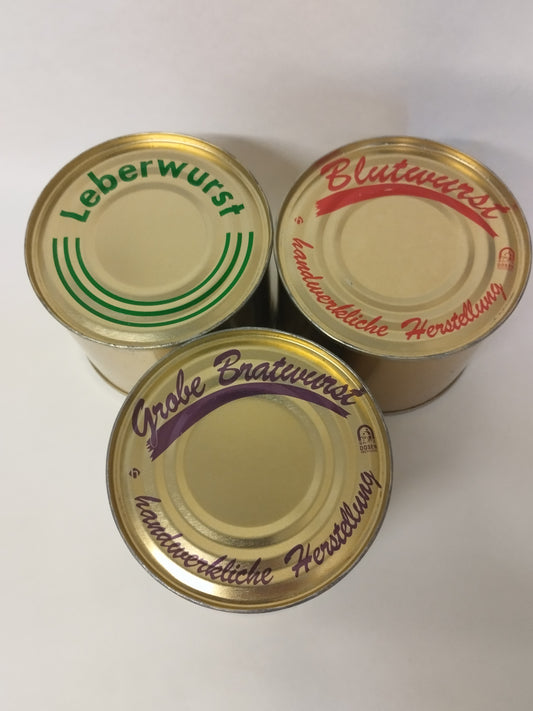 Probierset Hausmacher Wurst in kleinen Dosen