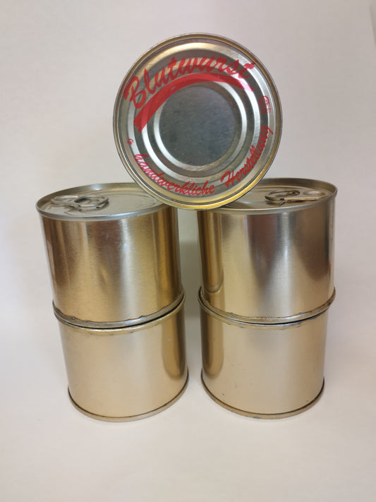 Vorratspaket 5x Blutwurst in kleinen Dosen