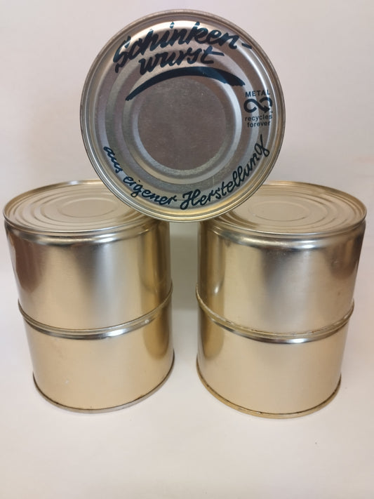 Vorratspaket 5x Schinkenwurst in großen Dosen