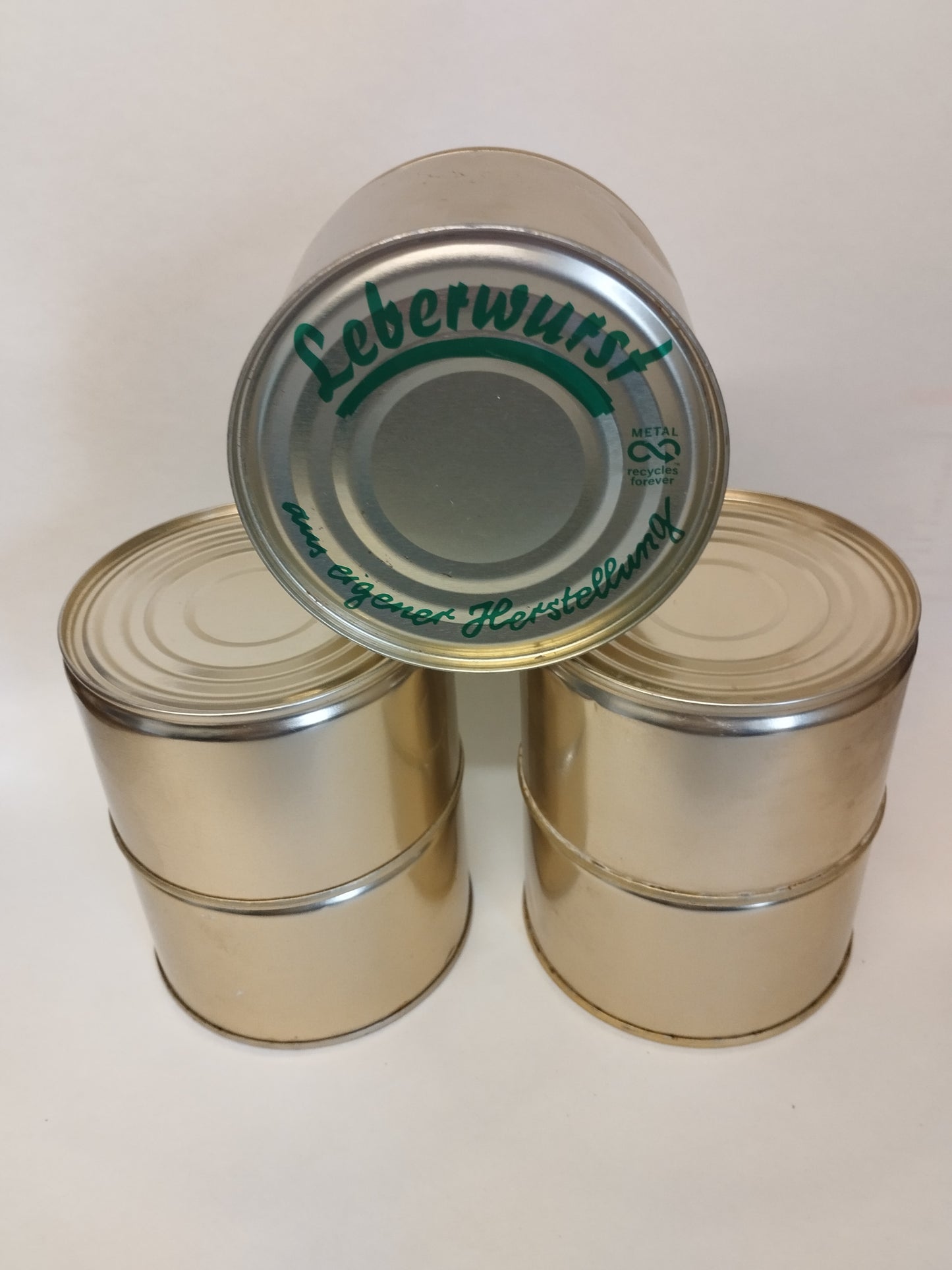 Vorratspaket 5x Leberwurst in großen Dosen