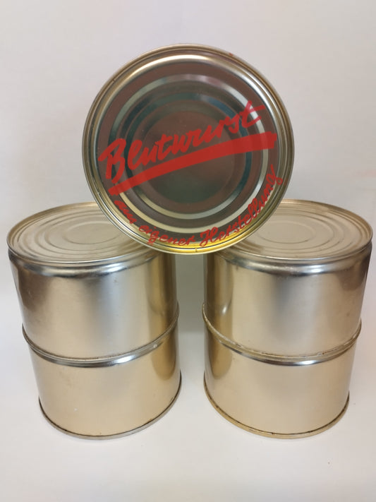 Vorratspaket 5x Blutwurst in großen Dosen