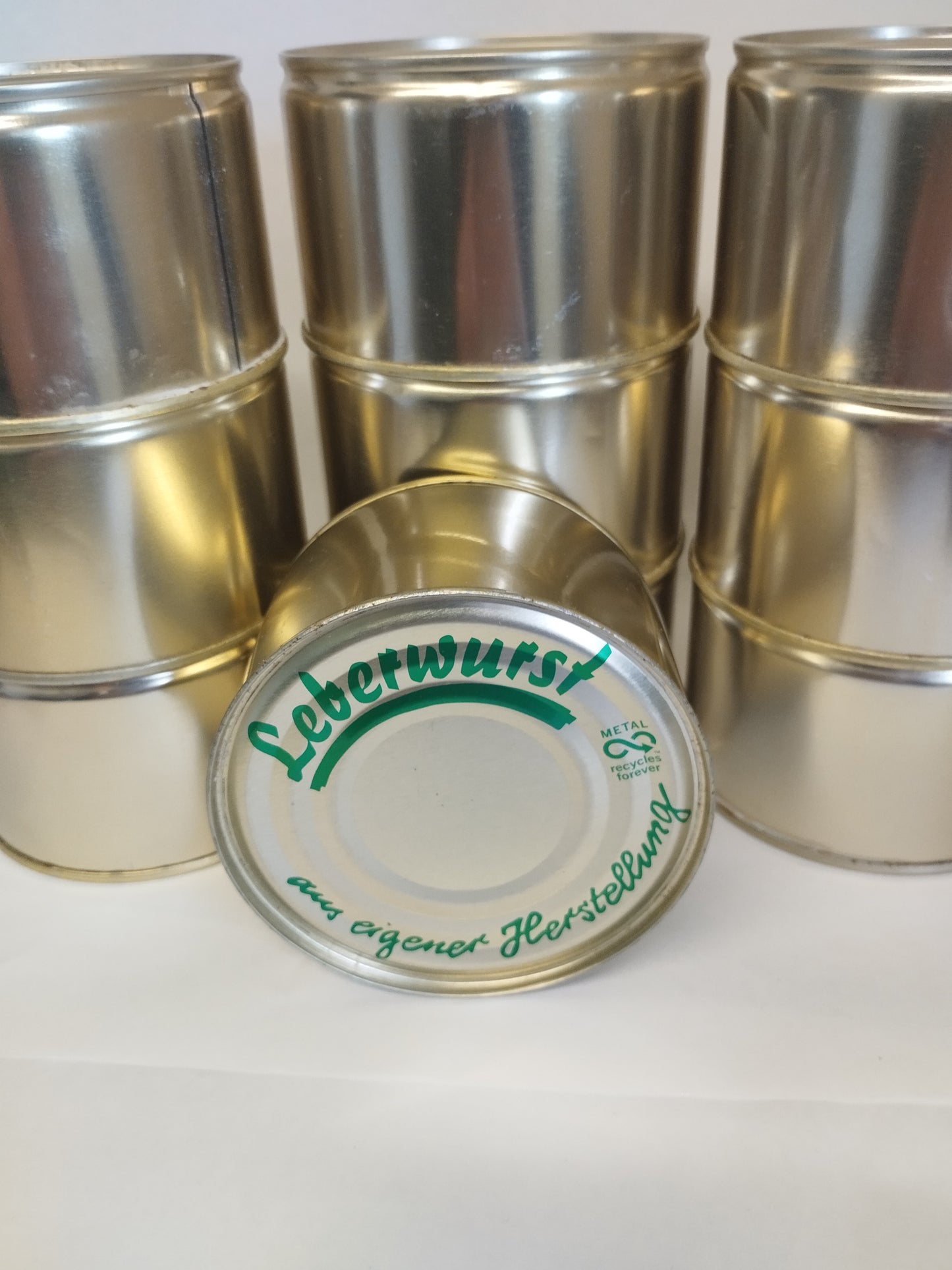 Vorratspaket XL 10x Leberwurst in großen Dosen