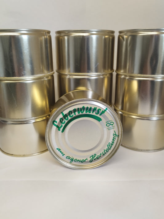 Vorratspaket XL 10x Leberwurst in großen Dosen